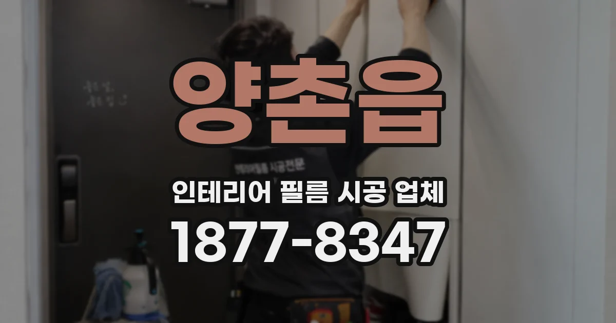 양촌읍 인테리어 필름 시공 업체