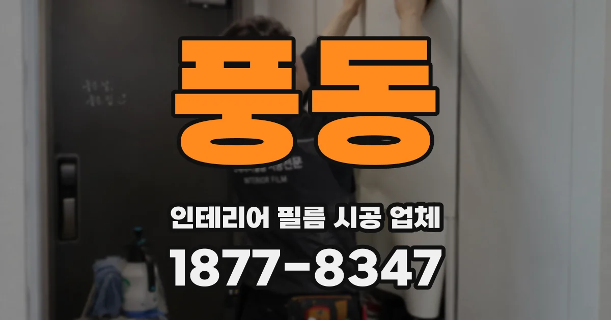 풍동 인테리어 필름 시공 업체