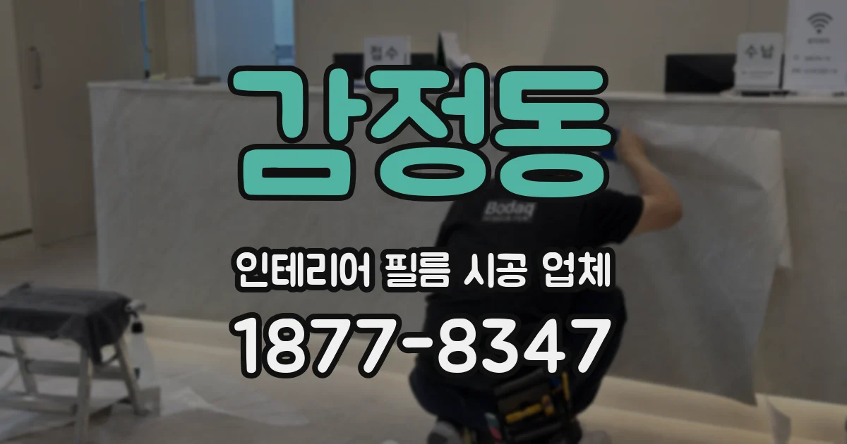 감정동 인테리어 필름 시공 업체