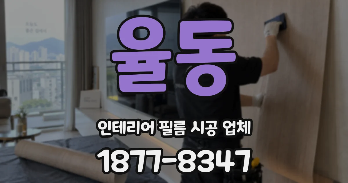 율동 인테리어 필름 시공 업체