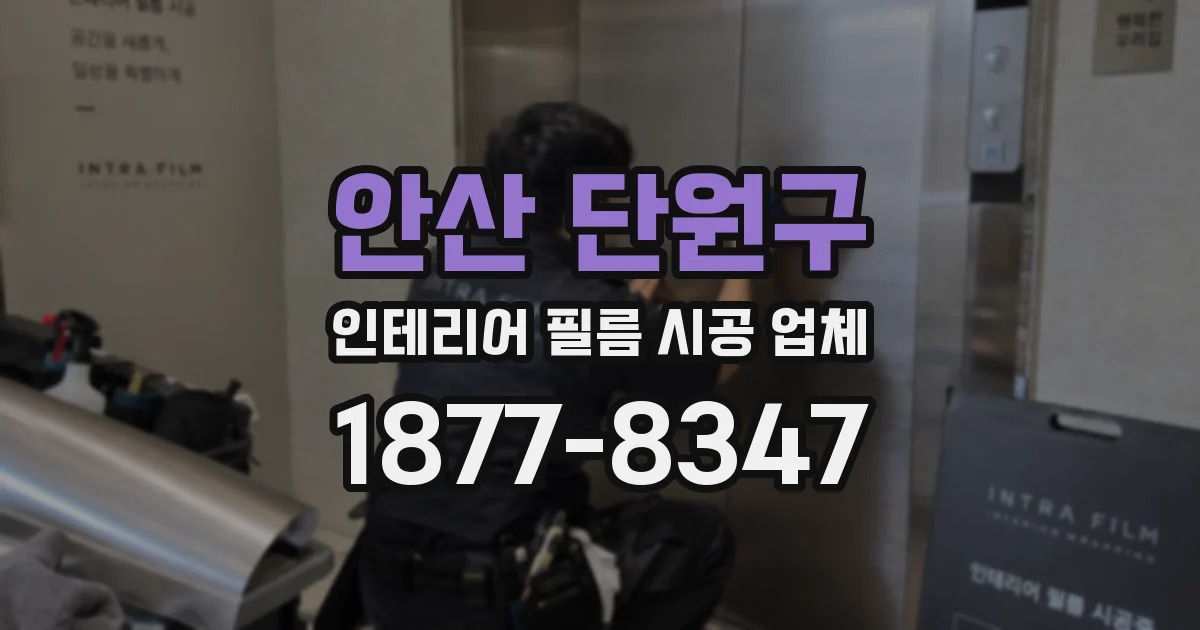 안산 단원구 인테리어 필름 시공 업체