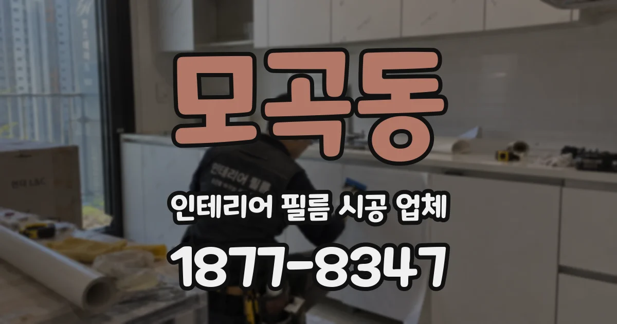 모곡동 인테리어 필름 시공 업체