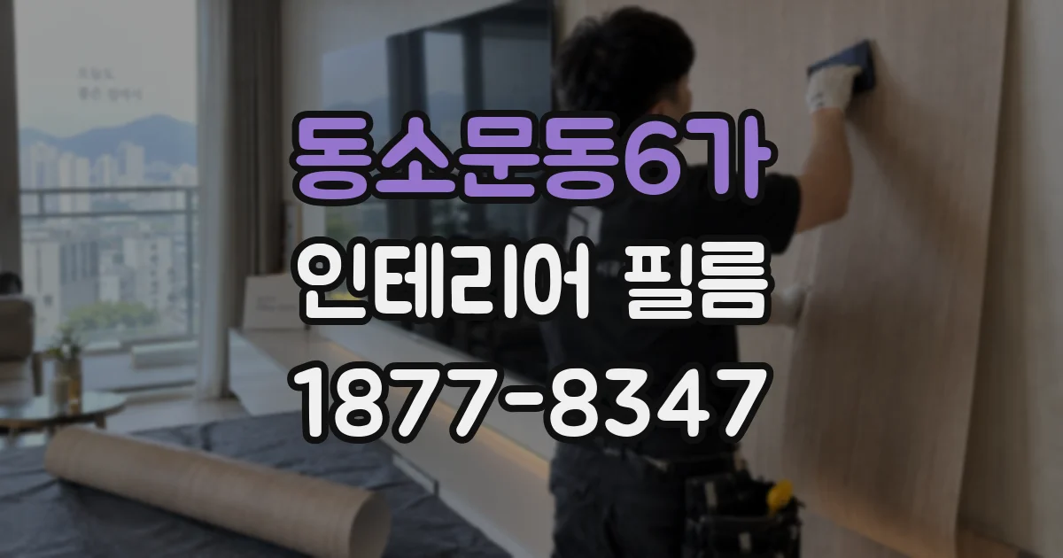 동소문동6가 인테리어 필름