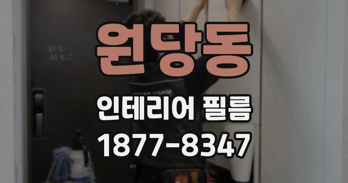 원당동 인테리어 필름