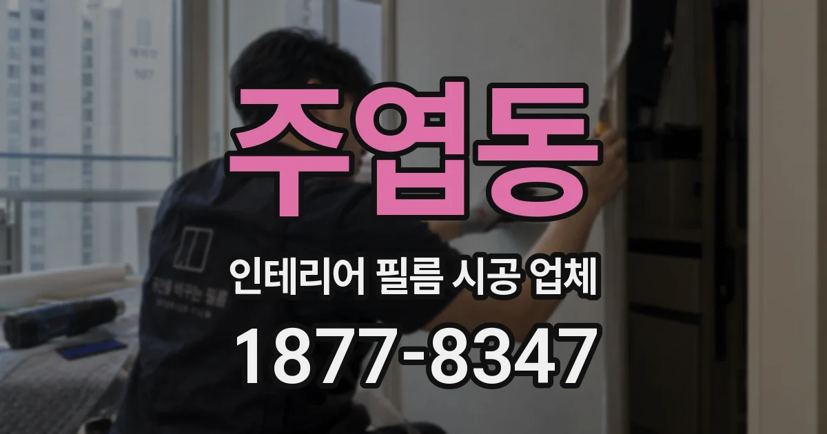 주엽동 인테리어 필름 시공 업체