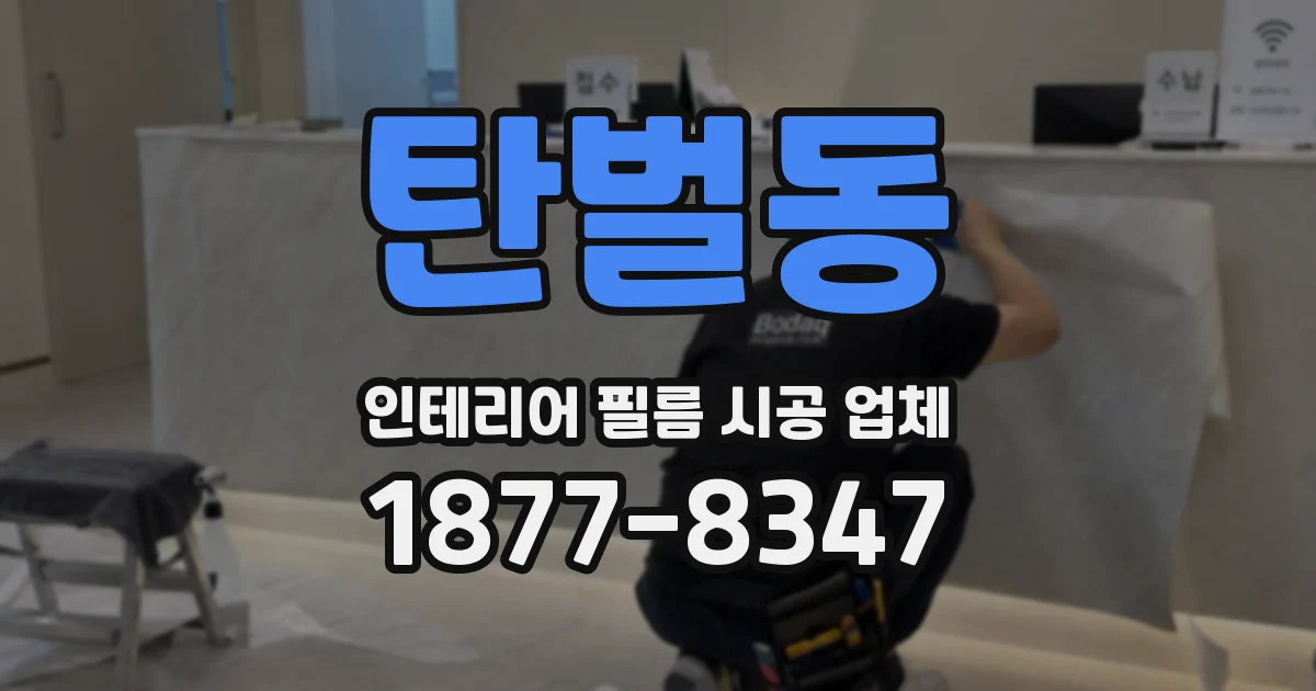 탄벌동 인테리어 필름 시공 업체