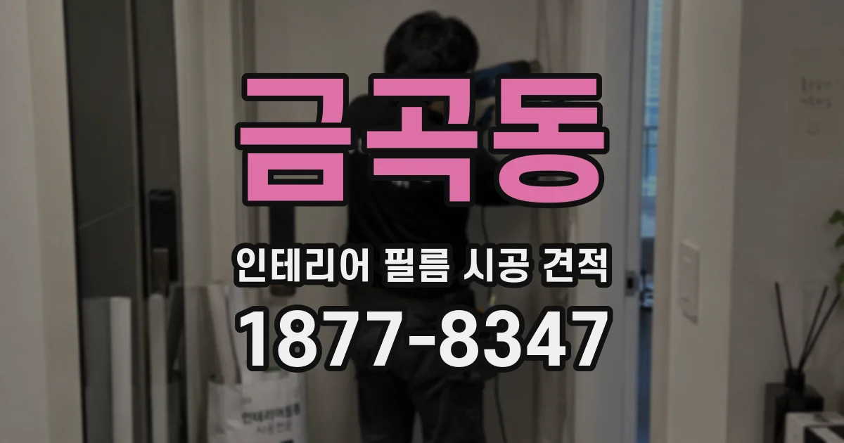 금곡동 인테리어 필름 시공 견적