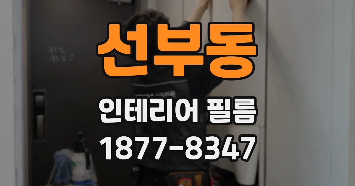 선부동 인테리어 필름