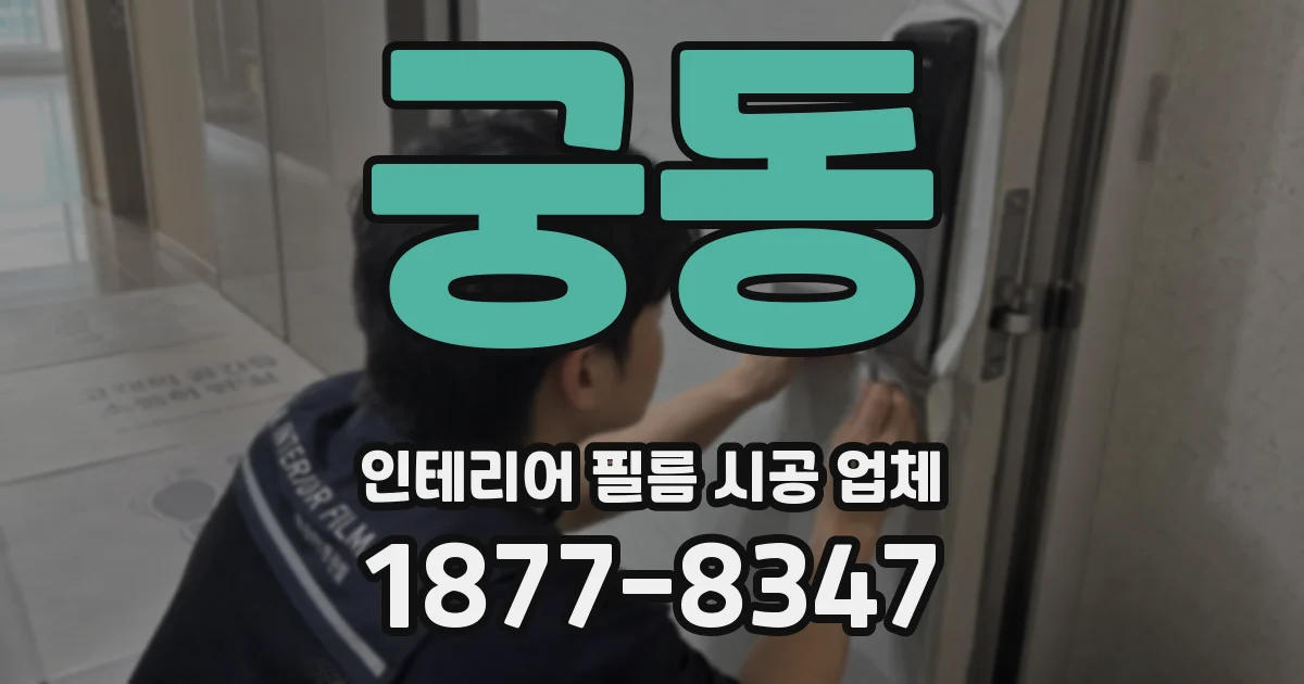 궁동 인테리어 필름 시공 업체