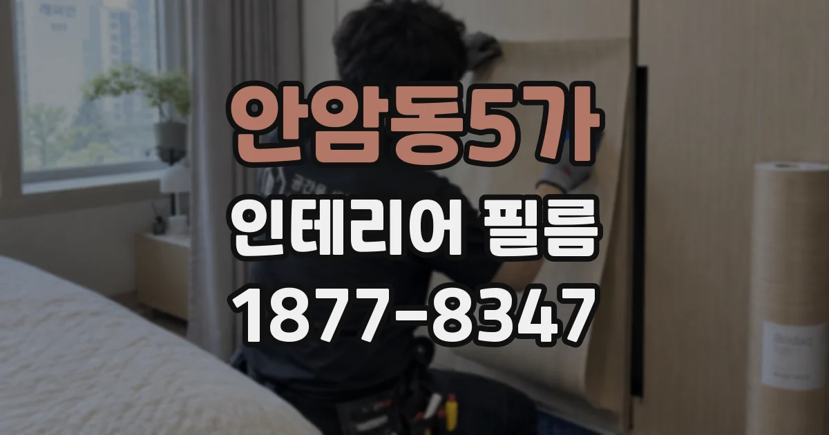 안암동5가 인테리어 필름