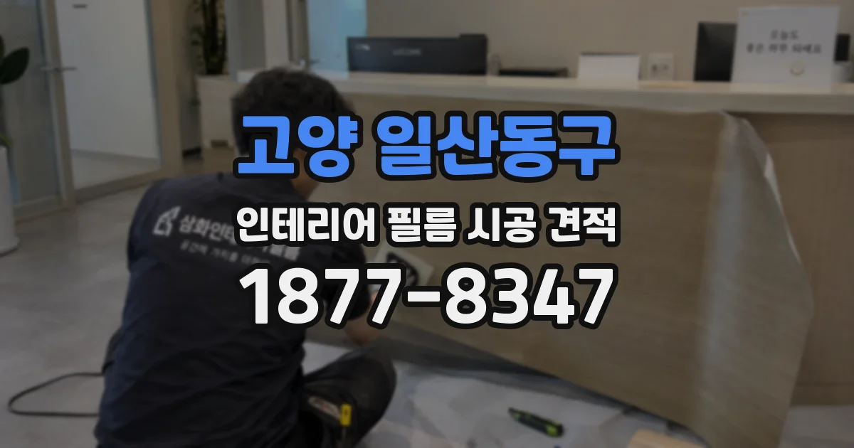 고양 일산동구 인테리어 필름 시공 견적