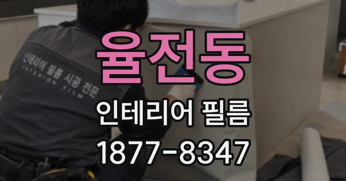 율전동 인테리어 필름