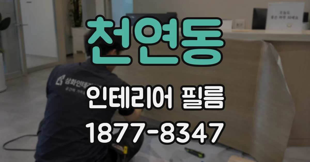 천연동 인테리어 필름