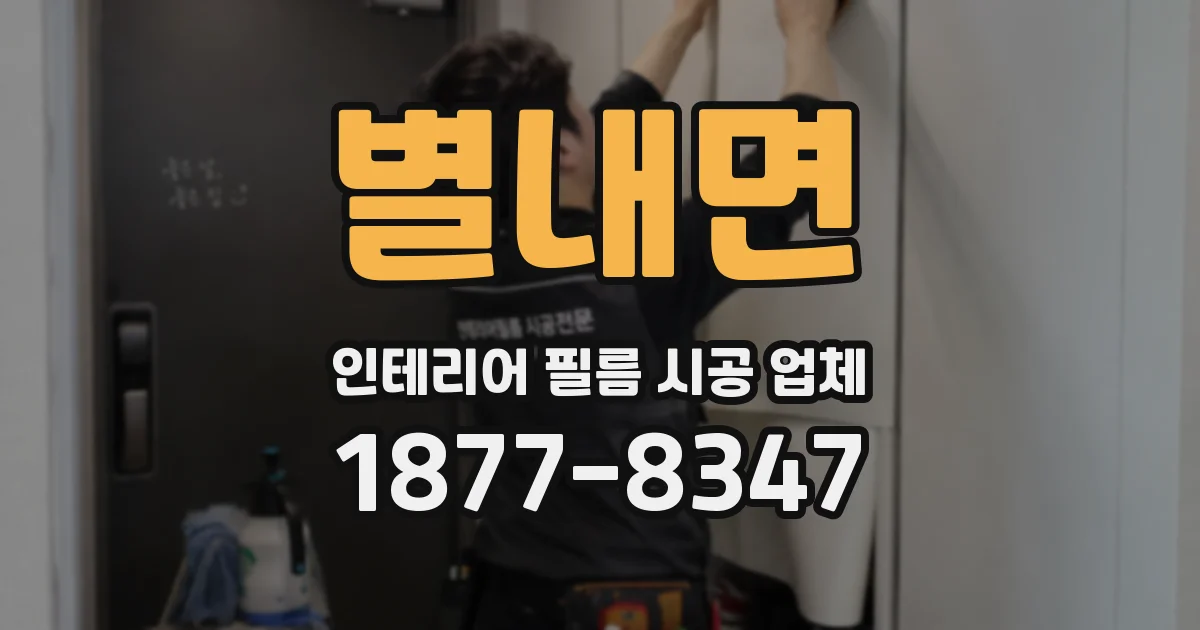 별내면 인테리어 필름 시공 업체