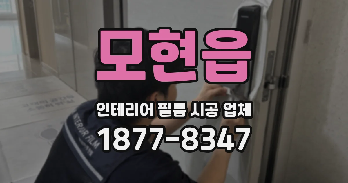 모현읍 인테리어 필름 시공 업체