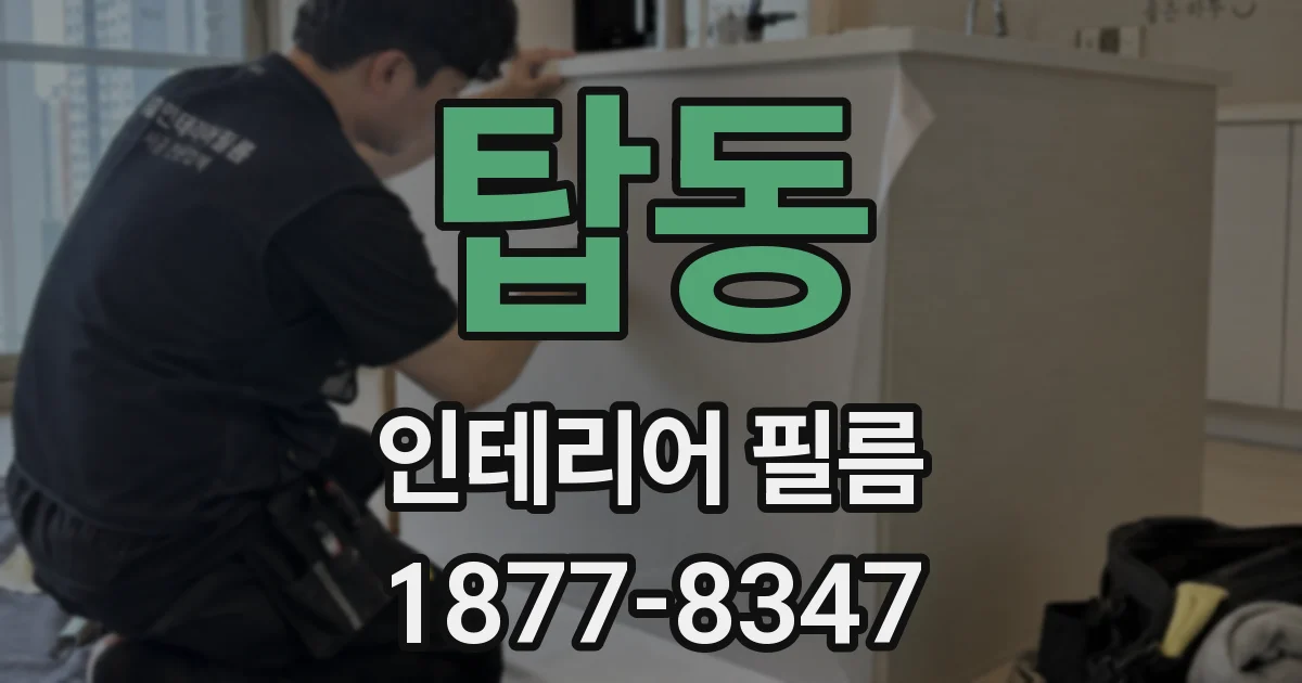 탑동 인테리어 필름