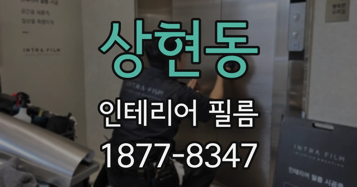 상현동 인테리어 필름