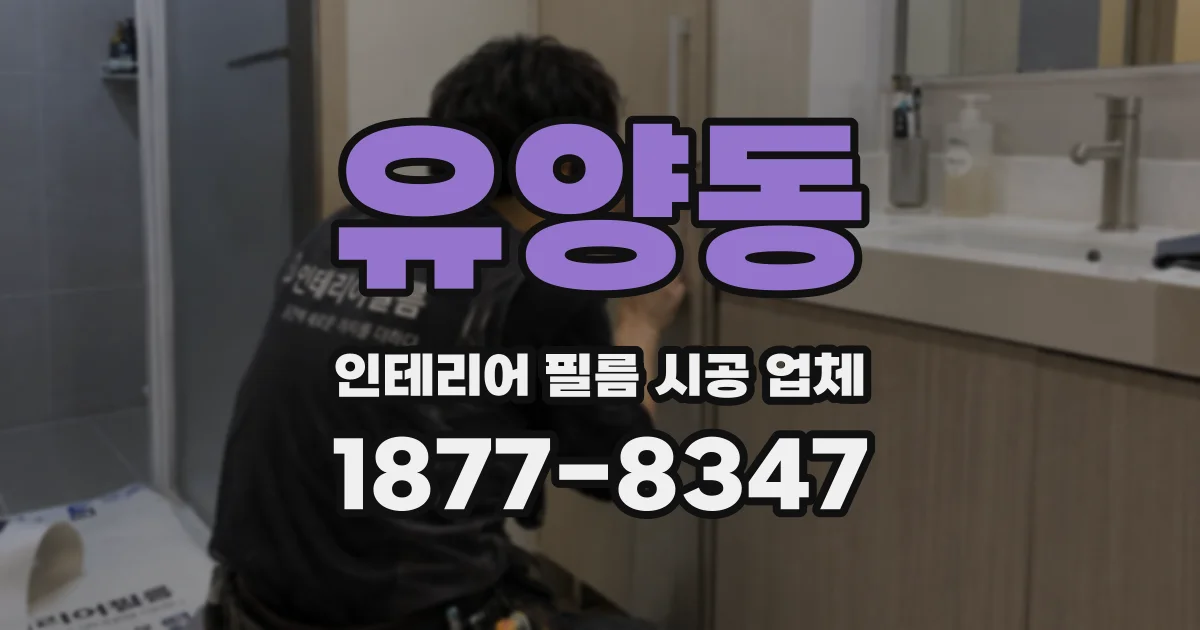 유양동 인테리어 필름 시공 업체