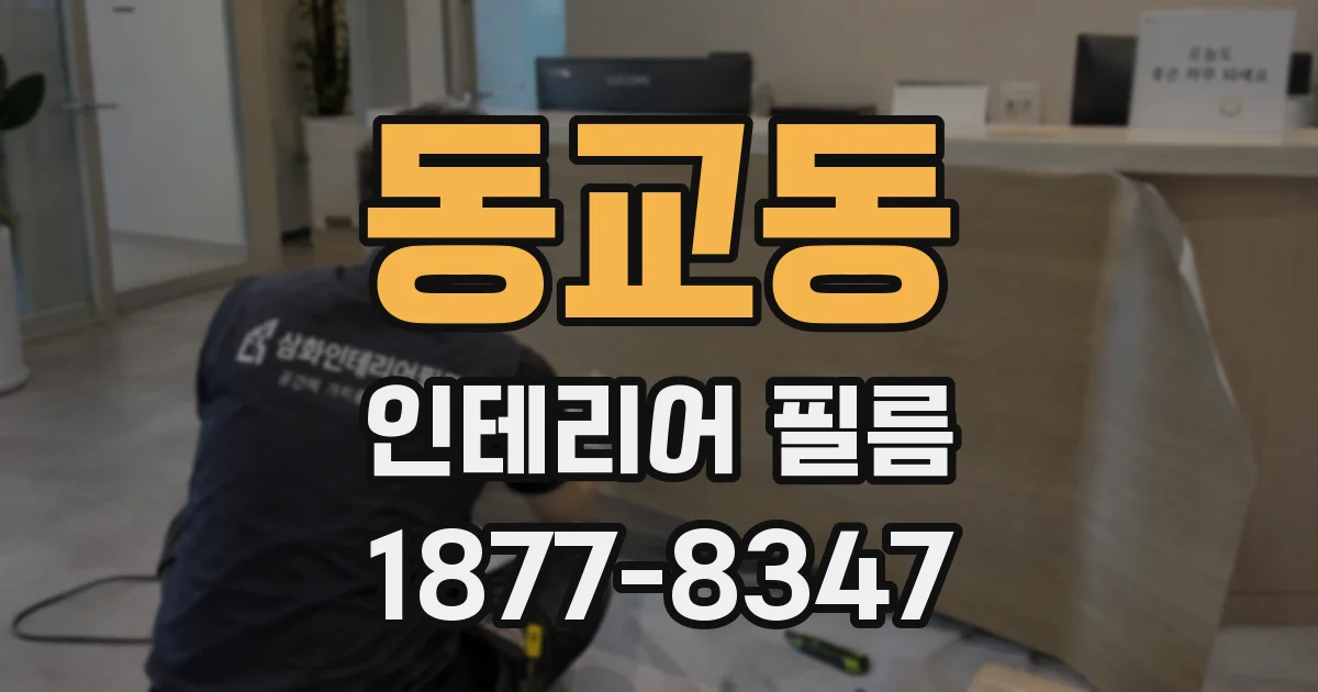 동교동 인테리어 필름