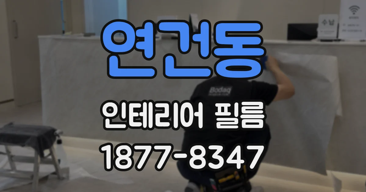 연건동 인테리어 필름