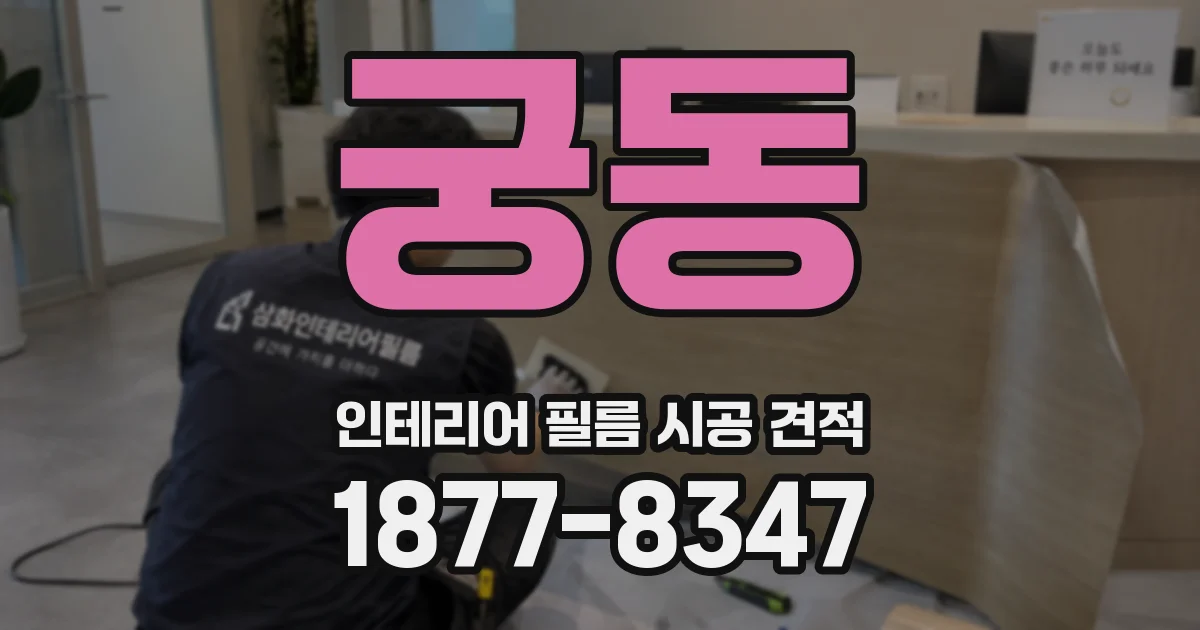 궁동 인테리어 필름 시공 견적