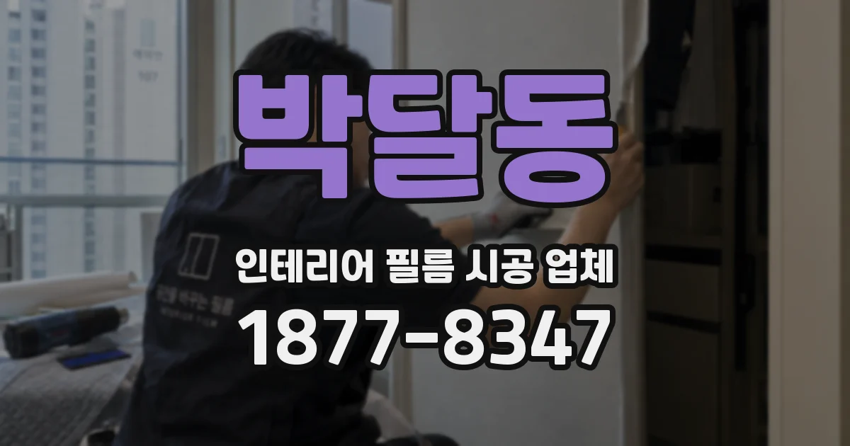 박달동 인테리어 필름 시공 업체