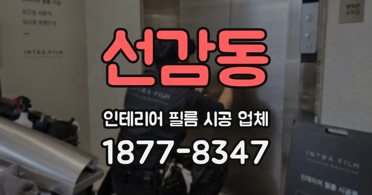 선감동 인테리어 필름 시공 업체