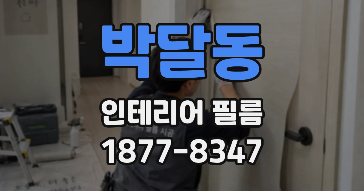 박달동 인테리어 필름