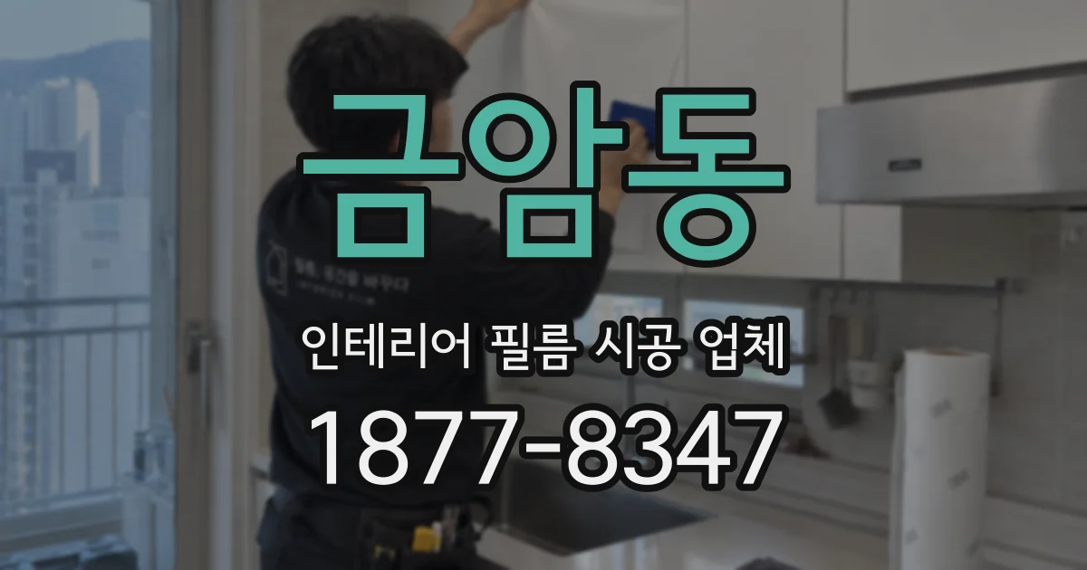 금암동 인테리어 필름 시공 업체