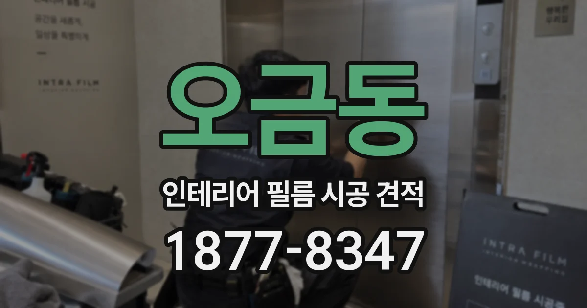오금동 인테리어 필름 시공 견적