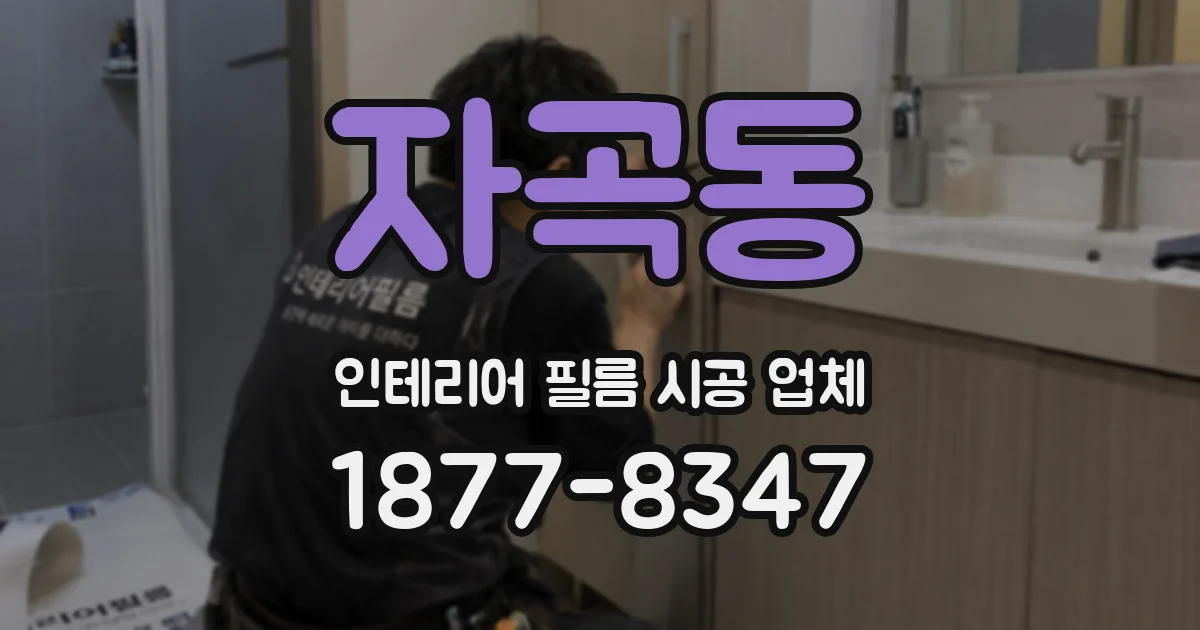 자곡동 인테리어 필름 시공 업체