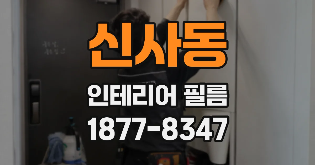 신사동 인테리어 필름