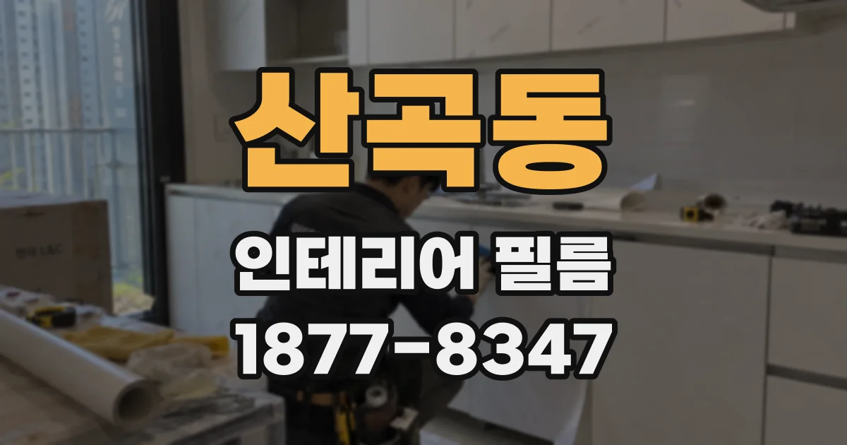 산곡동 인테리어 필름