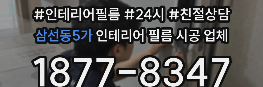 삼선동5가 인테리어 필름 시공 업체