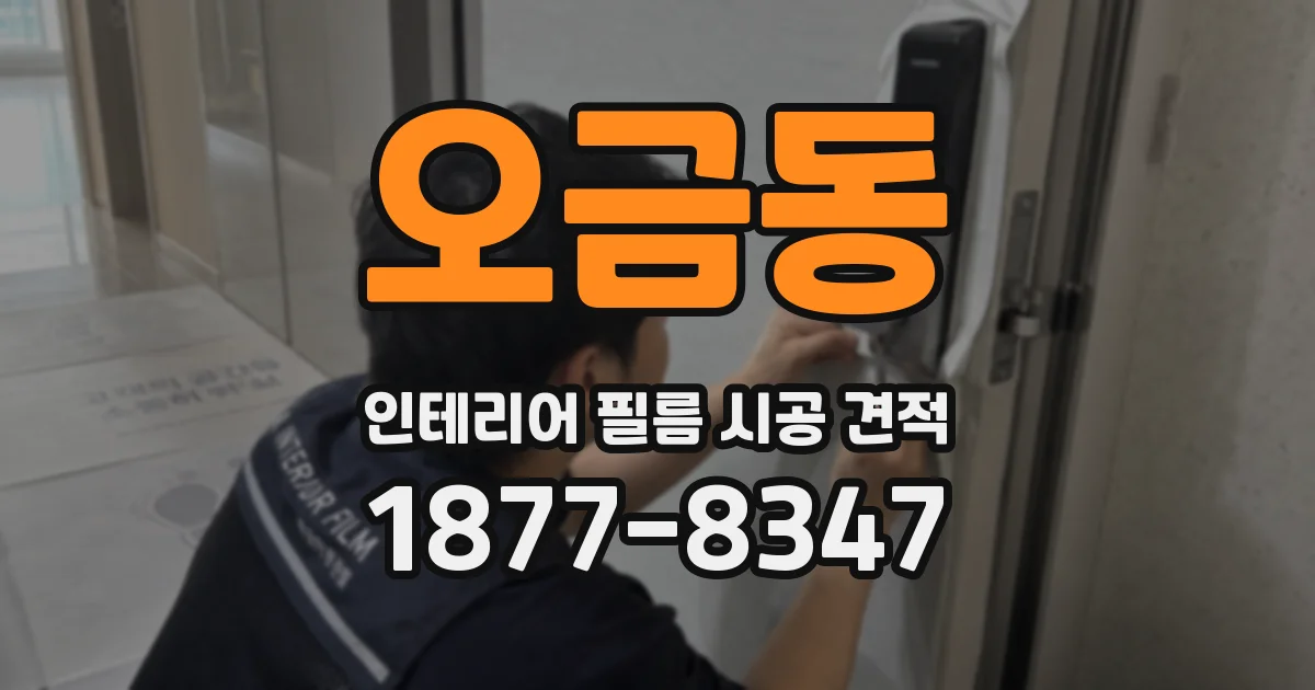 오금동 인테리어 필름 시공 견적