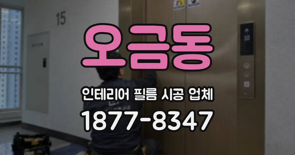 오금동 인테리어 필름 시공 업체