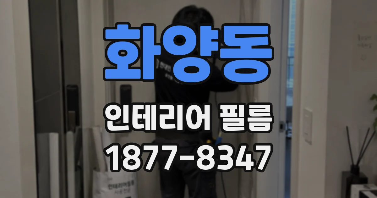 화양동 인테리어 필름