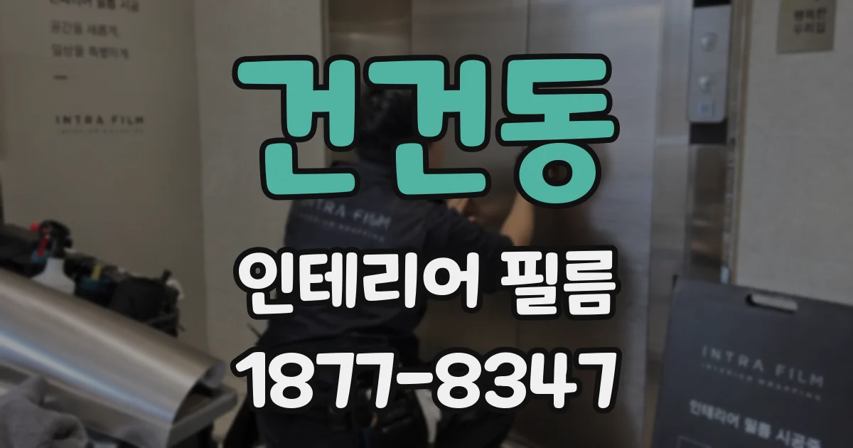 건건동 인테리어 필름