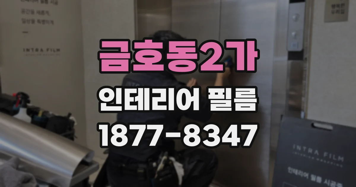 금호동2가 인테리어 필름