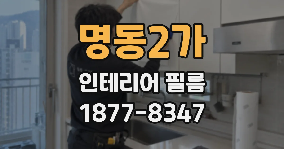 명동2가 인테리어 필름