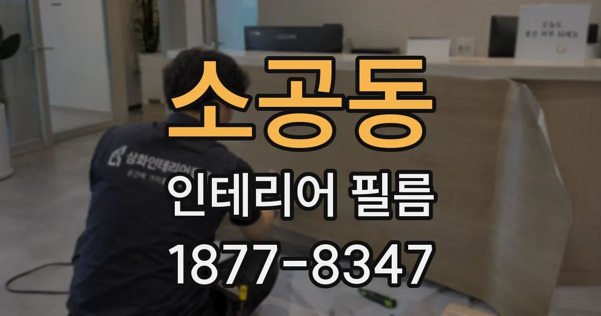 소공동 인테리어 필름