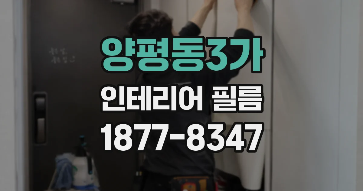 양평동3가 인테리어 필름