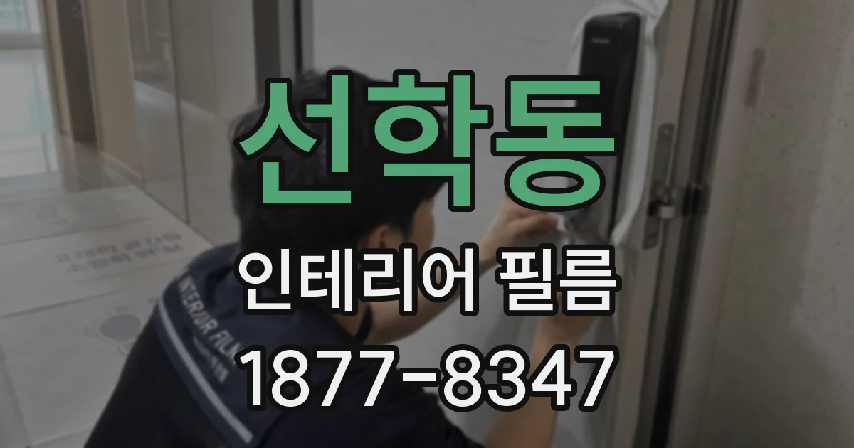선학동 인테리어 필름