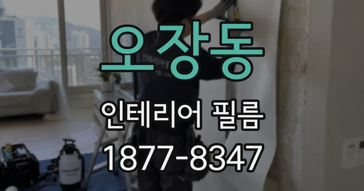 오장동 인테리어 필름