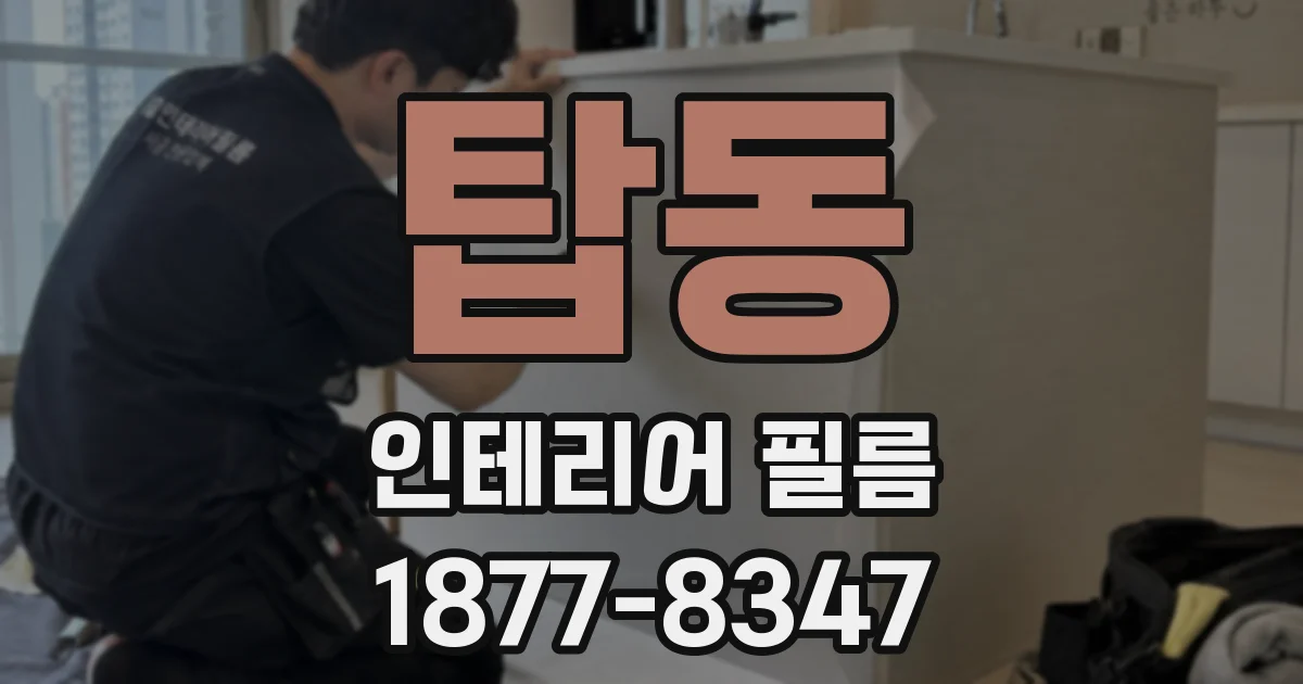 탑동 인테리어 필름