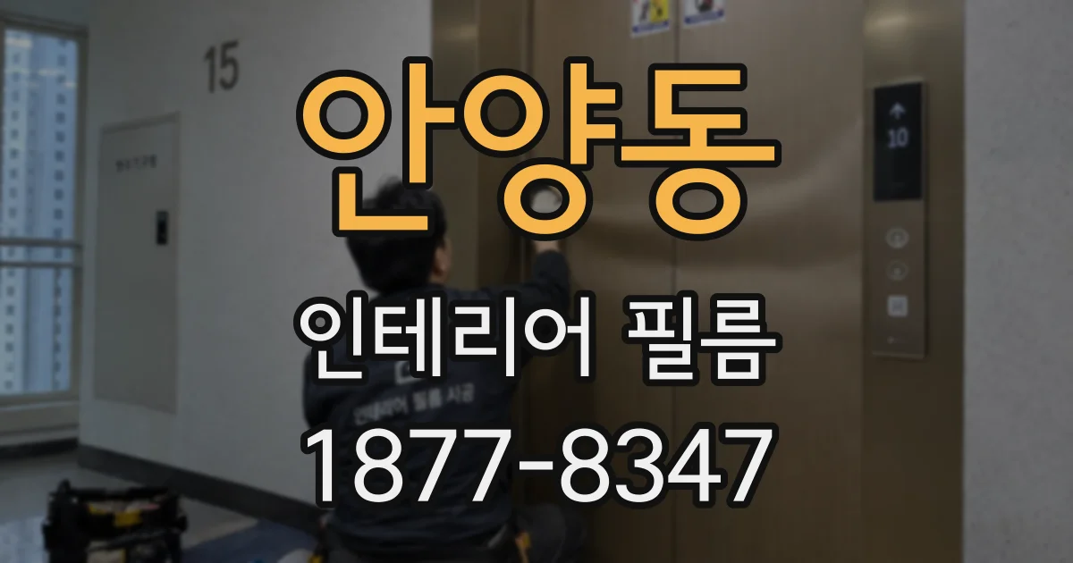 안양동 인테리어 필름