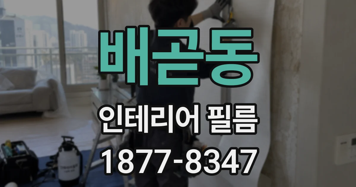 배곧동 인테리어 필름