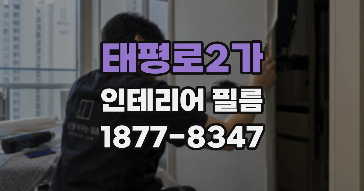 태평로2가 인테리어 필름