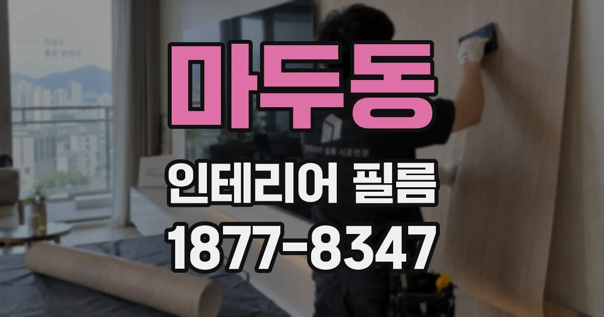 마두동 인테리어 필름