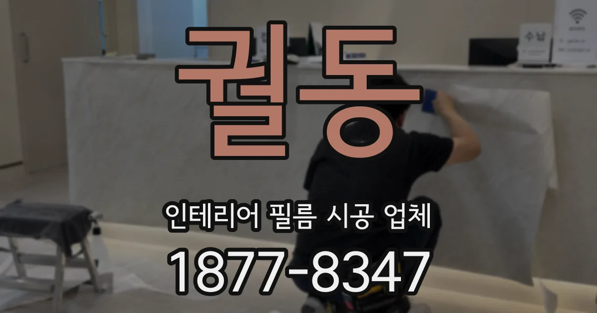 궐동 인테리어 필름 시공 업체